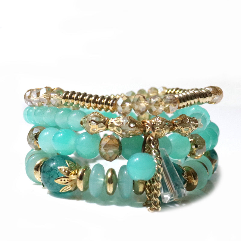 Wholesale Bohemian Crystal Glass Beads Bracelet